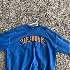 Paragraph blue sweatershirts